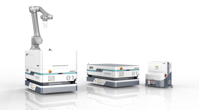 3377体育數位開發的自主式移動機器人（AMR250M），搭配全向輪並結合AI演算法、2D LiDAR、3D攝影機等技術，協助客戶實現產線全自動化